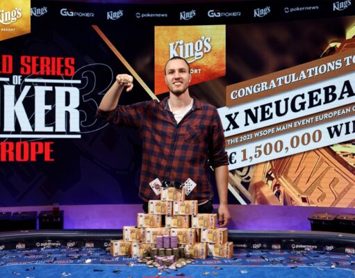 Max Neugebauer, campeão do Main Event da WSOP Europa