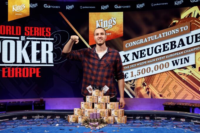 Max Neugebauer, campeão do Main Event da WSOP Europa