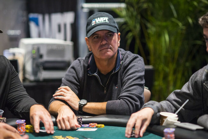 Luciano Nardi avançou com o quarto maior stack (foto: WPT)