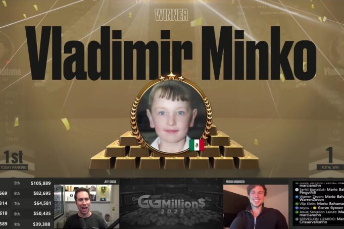 Vladimir Minko conquistou um título de respeito (Foto: Reprodução/YouTube @GGPoker)