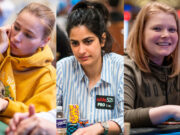 Olga Iermolcheva, Nikita Luther e Kyna England estiveram no Game of Gold (Fotos: PokerNews)