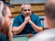 Matt Glantz foi para o fim do chip count com a jogada (Foto: PokerNews)