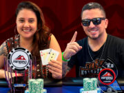 Letícia Duarte e Eduardo de Freitas conquistaram títulos no primeiro dia de CMP (Fotos: Sierra Poker)