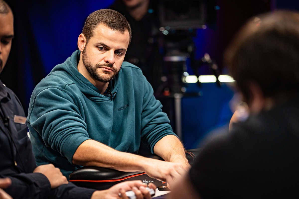 Henrique Zanetti em ação no Dia 6 do WPT World Championship