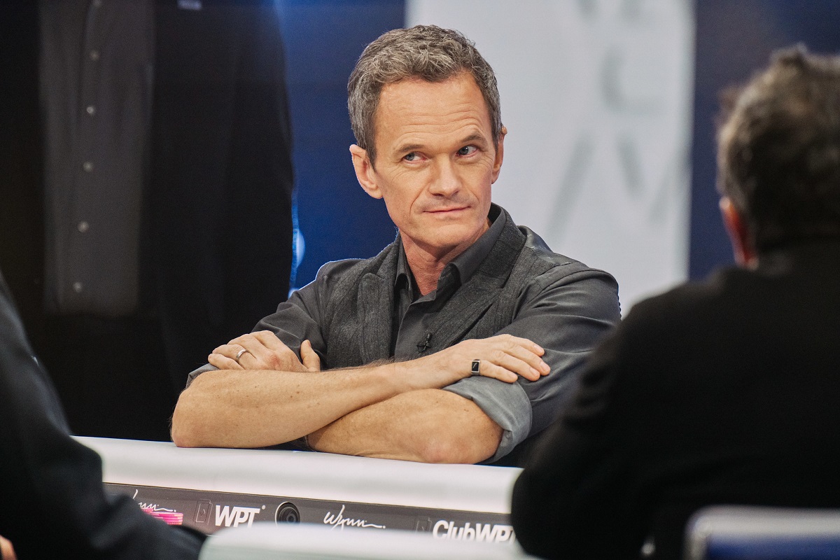 Neil Patrick Harris em ação na mesa do WPT