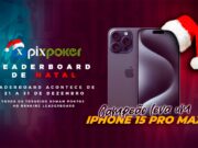 Leaderboard de Natal dará um novíssimo iPhone no PixPoker