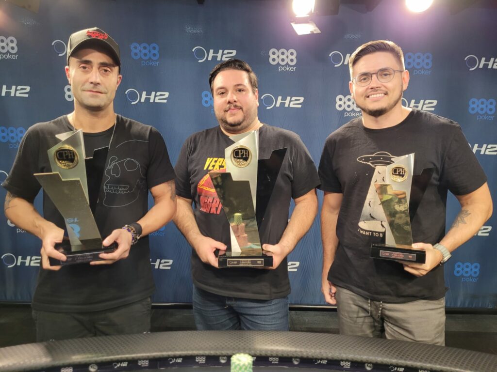 Cyril Sarrouf, Rafael D’Auria e Kaike Vale – Main Event do CPH