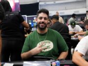 Victor Pertile fez bonito na noite de domingo (17) no PokerStars