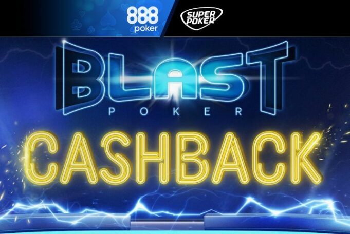 BLAST do 888poker dará cashback aos jogadores desta semana