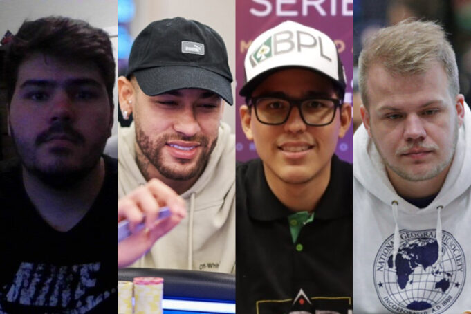 Mateus Fernandes, Neymar Jr., Emmanuel de Sousa e Julio Steffen avançaram no Sunday Million