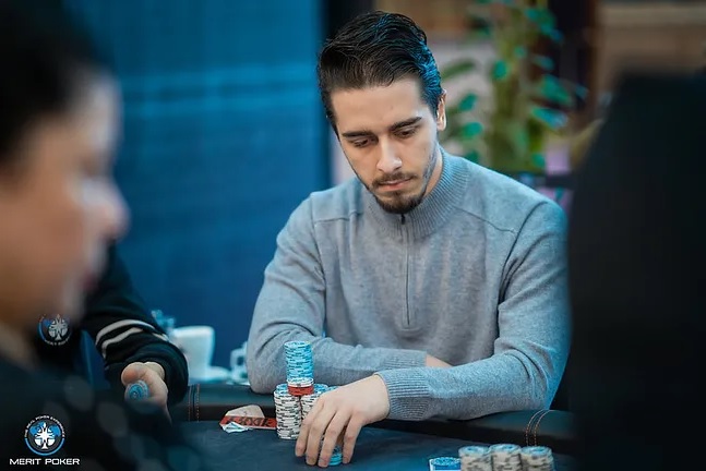 Felipe Ketzer caiu no 3-handed do Main Event (Foto: Merit Poker)