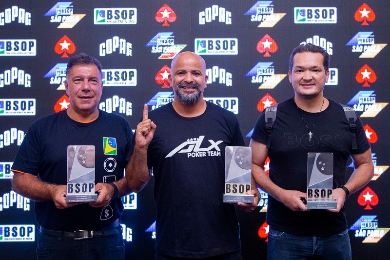 Pódio do Super 500 do BSOP São Paulo