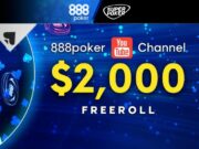 Freeroll valioso será jogado neste sábado (3) no 888poker