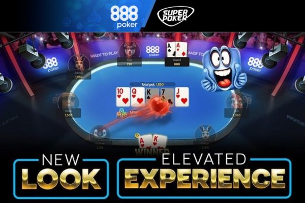 O novo software do 888poker tem um design mais moderno