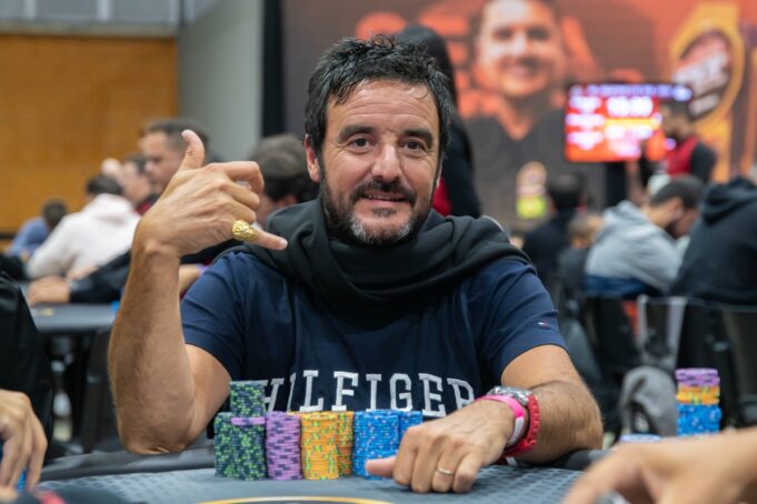 Gaspar Fernandez foi o chip leader no High Roller do KSOP GGPoker SA