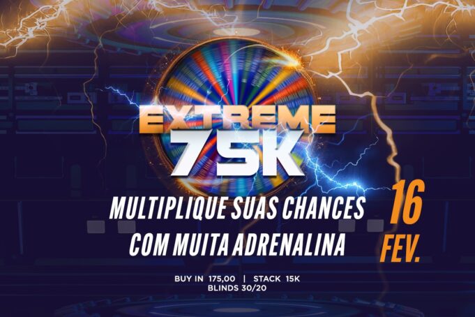 O Extreme 75K terá início às 18h (horário de Brasília)