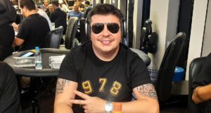 Alan Maurício, chip leader dos Dias 1C/1D do Main Event do CPH