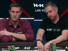 Brad Owen e Andrew Neeme ficaram frente a frente em grande pote (Foto: Reprodução/YouTube @BradOwenPoker)