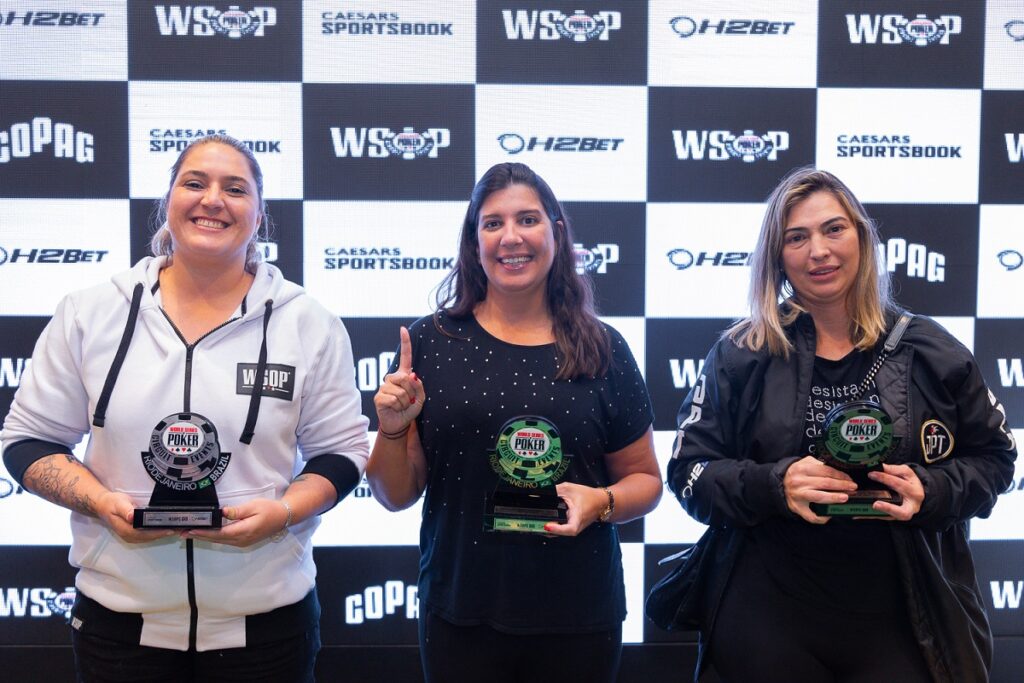 Pódio do Ladies da WSOP Brazil