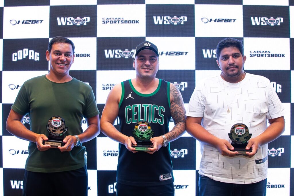 Pódio do Brazilian Storm da WSOP Brazil