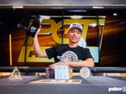 Allen Le ficou com o primeiro troféu da série (Foto: PokerGO)