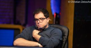 Brunno Botteon aparece entre os lideres no chip count