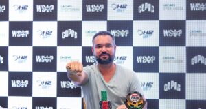 Ariel Bahia, campeão do 2-Day High Rollers da WSOP Brazil