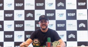 Rogério Mota, campeão do PLO Turbo PKO da WSOP Brazil