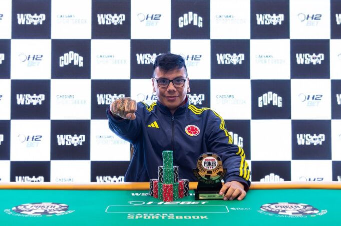 Sebastian Fonseca, campeão do High Roller da WSOP Brazil