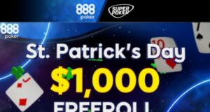 O Freeroll Saint Patrick's Day é chance de forra gratuita