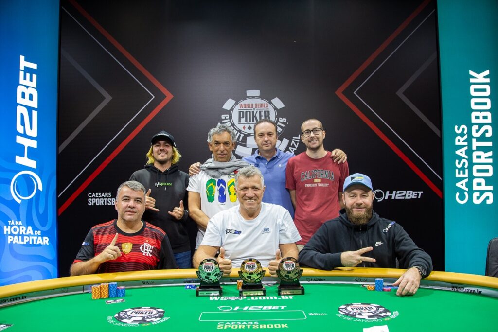 Mesa final do 8-Game da WSOP Brazil