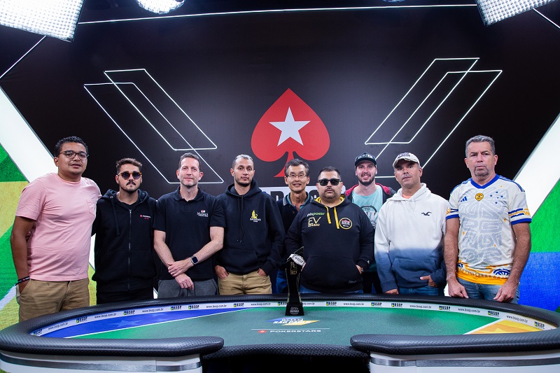 Os nove finalistas do Main Event do BSOP São Paulo