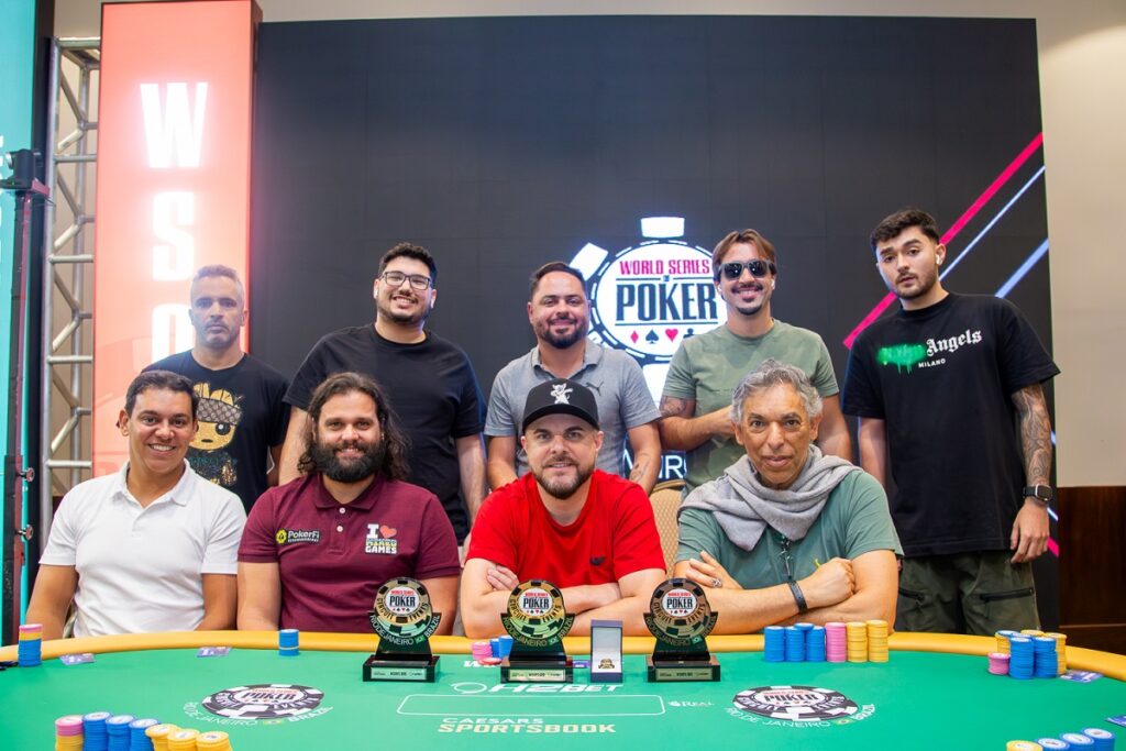 Mesa final do PLO Ring Championship da WSOP Brazil