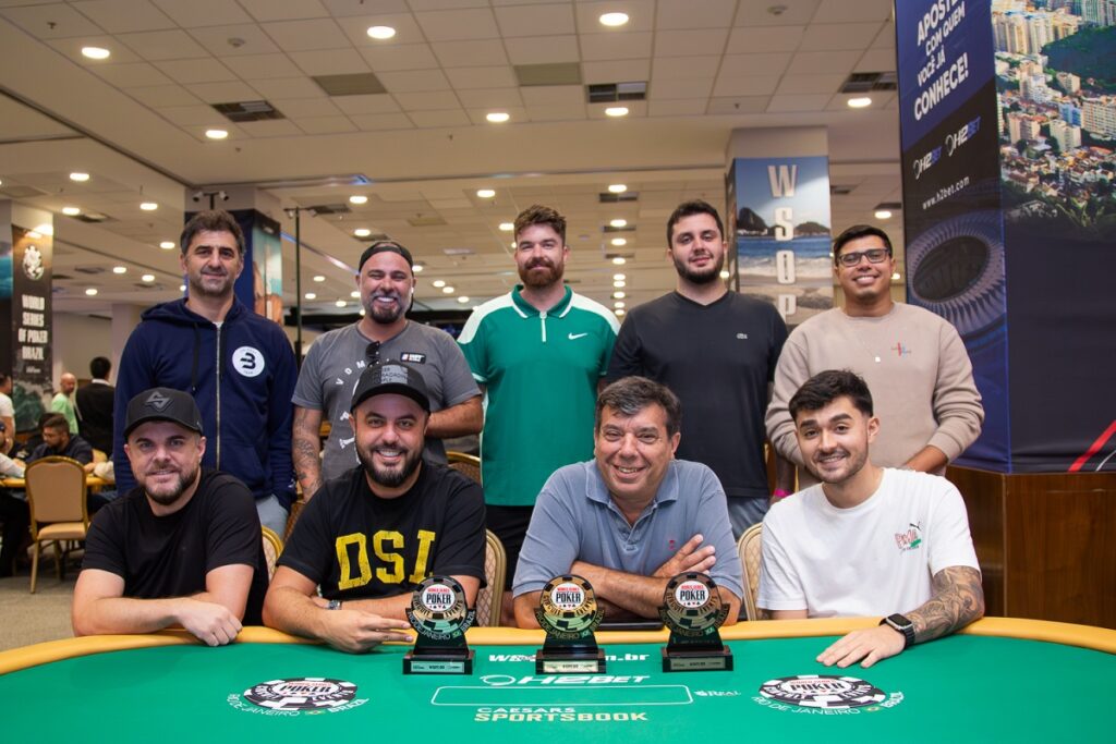 Mesa final do PLO Turbo PKO da WSOP Brazil