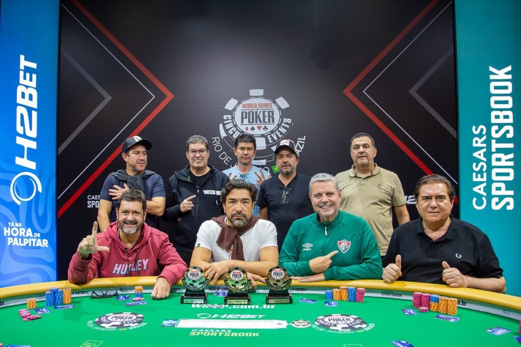 Mesa final do Seniors da WSOP Brazil