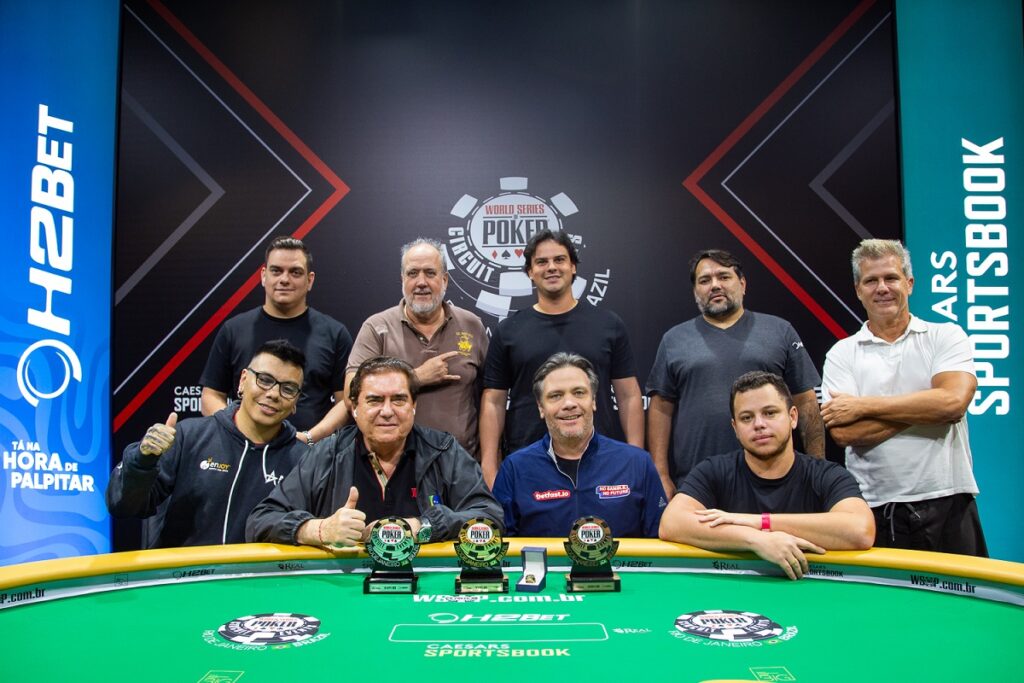 Mesa final do Single Day High Roller da WSOP Brazil