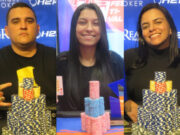 Marcos Lima, Leticia Aparecida e Daniela Marruzo faturaram troféus de primeiro lugar no H2 Fun Festival