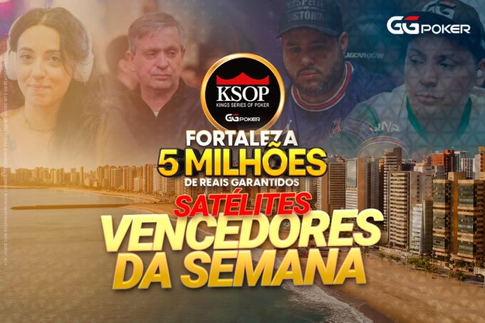 Mais competidores garantiram lugares no KSOP GGPoker Fortaleza