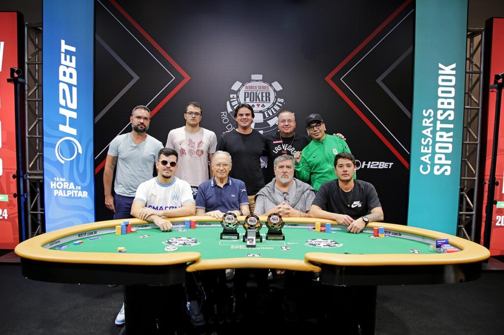 Mesa final do 2-Day High Rollers da WSOP Brazil