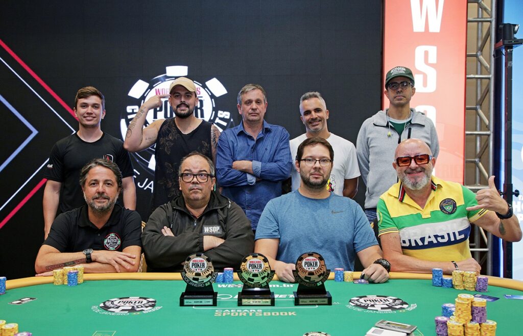 Mesa final do Last Shot Turbo da WSOP Brazil