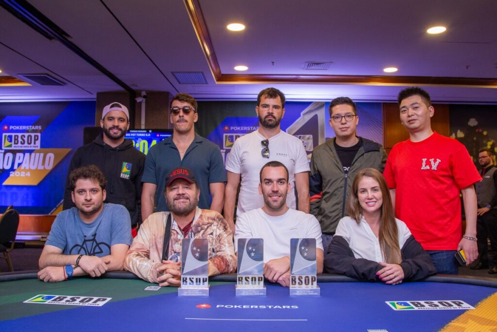 Mesa Final do Big Pot Turbo KO do BSOP São Paulo