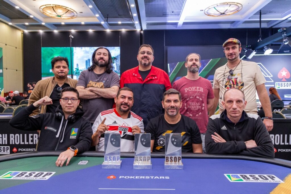 Mesa Final do Deepstack do BSOP São Paulo