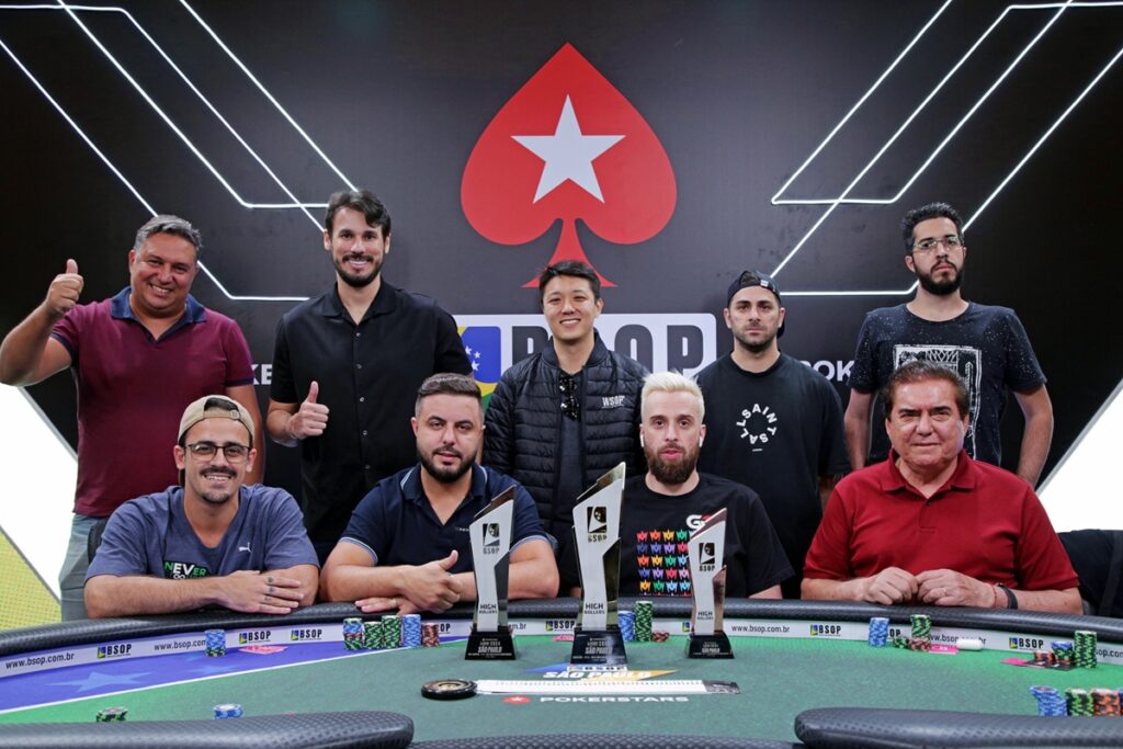 Mesa Final do High Roller Championship do BSOP São Paulo