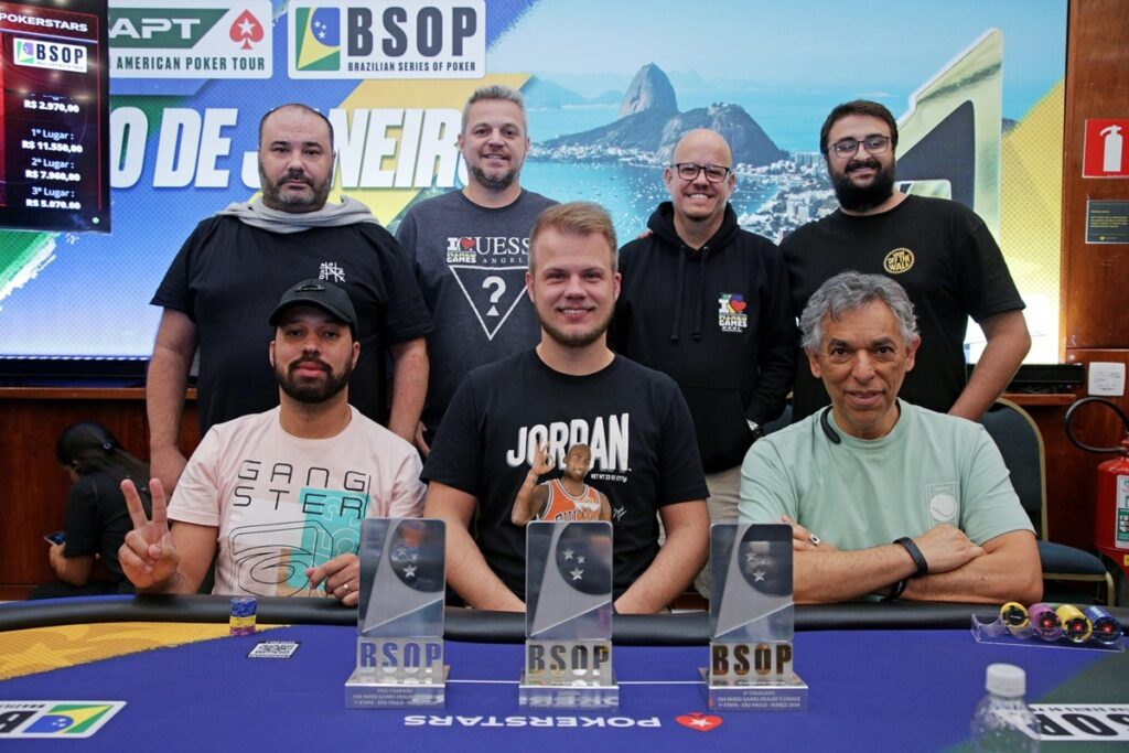 Mesa Final do Mixed Games Dealers Choice do BSOP São Paulo