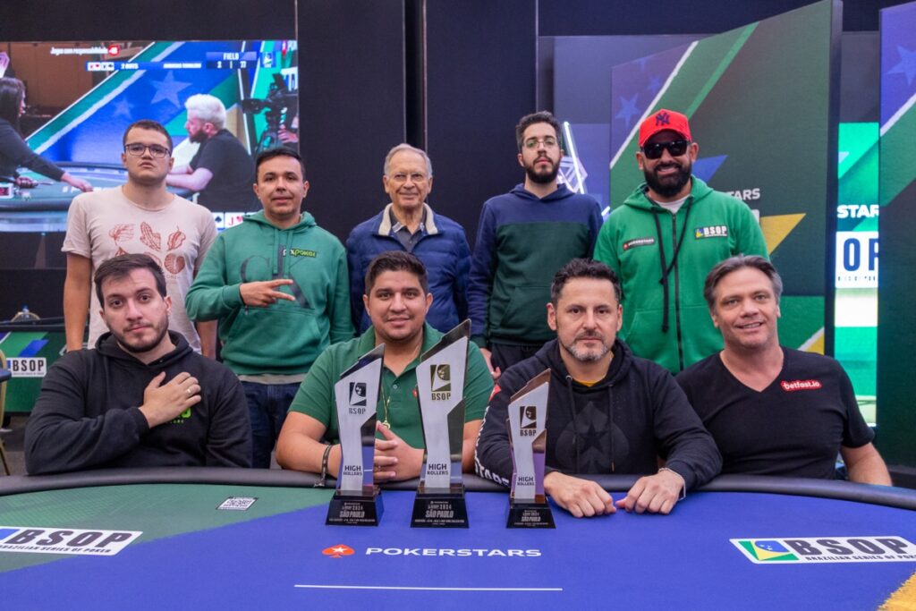 Mesa Final do One Day High Roller PKO do BSOP São Paulo