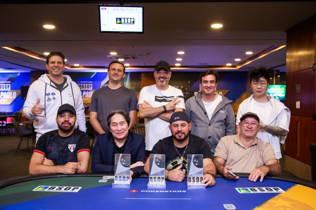 Mesa Final do Super Flop Turbo KO do BSOP São Paulo