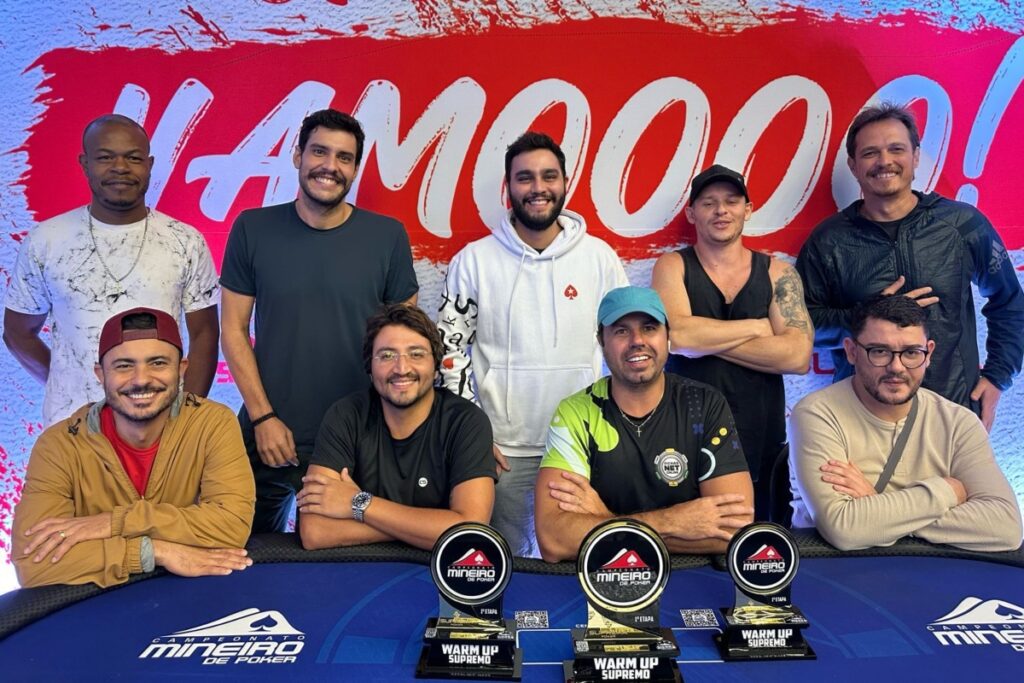 Mesa Final do Warm-Up Supremo do Campeonato Mineiro de Poker