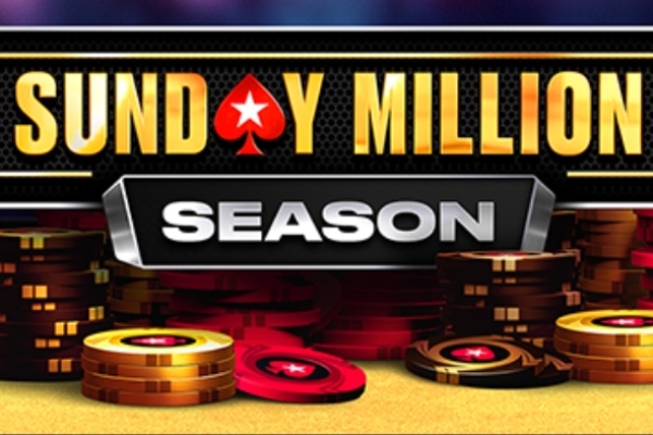 A Sunday Million Season segue a todo vapor no PokerStars