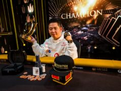 Tan Xuan bateu Martin Nielsen no HU para levar o troféu (Foto: Triton Poker)