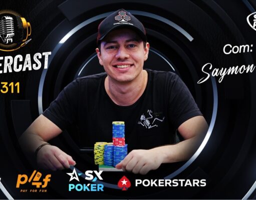 Saymon Dias esteve no episódio 311 do Pokercast